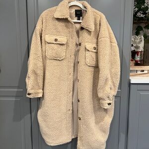 forever21 sherpa teddy jacket